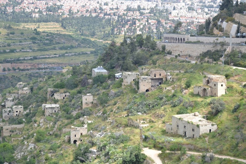 De ruïnes van Palestina